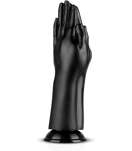 Plug Anal Réaliste UNIVERSHAND 18 X 7 Cm Noir - Sextoy Neuf En Vinyle, Design Main