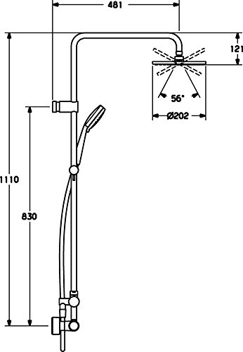 Hansa unita Duschsystem, 58149103 - 2