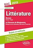 Hernani, Victor Hugo et La princesse de Montpensier, Madame de Lafayette / Bertrand Tavernier. Sujets et méthode. BAC L 2019