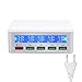 Produktbild Pandiki 5-Port USB Smart Phone Charger Power Adapter Desktop-Ladestation LCD-Anzeige USB-Anschluss Fast Charger