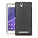 Turtle Airskin Super Thin Matte Finish [Anti Slip] Back Case Cover for Sony Xperia C3 Black RS.399.00