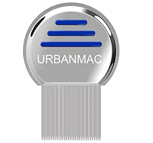 URBANMAC Stainless Steel Lice Treatment Comb for Head Lice/Lice Egg Removal Comb