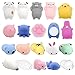 Produktbild Clearance Sale  1 Cent Artikel Squishys 20 Stück Mini Squishies  Squeeze Spielzeug  Hot Sale Yogogo Jumbo Exquisite Cartoon Kawaii Duft Langsam Steigende Handy Zubehör Tasche Dekoration Geschenk (4-7CM, Mehrfarbig)