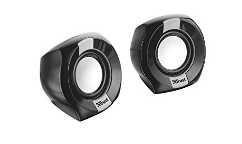 Trust Polo - Altavoces de PC 2.0 compactos de 8 W, negro