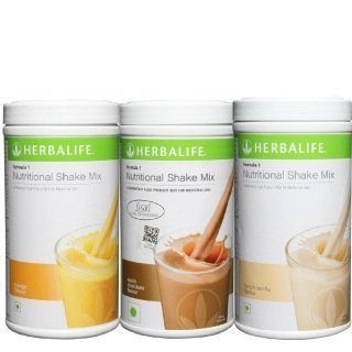 Herbalife Formula 1 Nutritional Shake Mix Combo Of 3(Mango, Choco and Vanilla,1500gms) RS.3150 (41.00% Off) - Amazon
