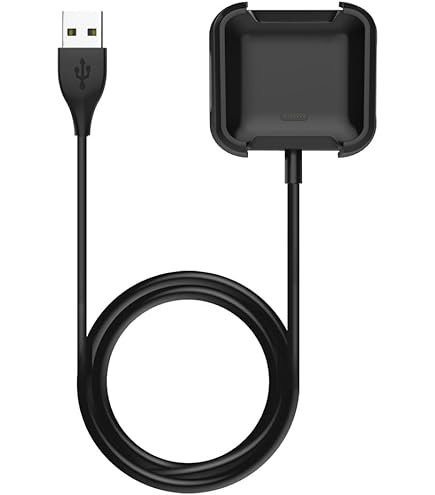 Caricabatterie Magnetico Per Fitbit Versa 2 - Cavo Da 96cm, Ricarica Veloce, Compatibilit&agrave; Specifica