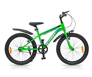 Hi-Fast Gangster 20T Cycle for Boys & Girls 7 to 10 Years with Tyre-Tube & Side Stand (Semi-Assembled)