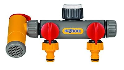 Hozelock Sélecteur 3-Circuits Flowmax Jaune/Gris/Rouge 40 x 25 x 15 cm 2250 0000