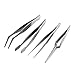 4 Piece Tweezer Set / For Hobby, Craft, Jewellery, Electronics and Model Making [version:x8.3] by DELIAWINTERFEL