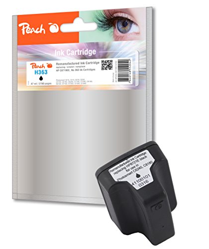 Preisvergleich Produktbild Peach Tintenpatrone schwarz HC kompatibel zu HP No. 363, C8719EE