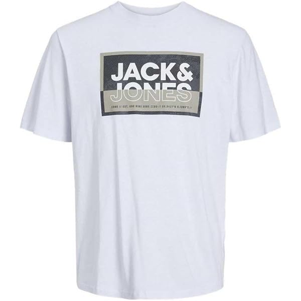 JACK & JONES Jortampa AOP Branding Tee SS Mni - T-Shirt Per Bambini E Ragazzi