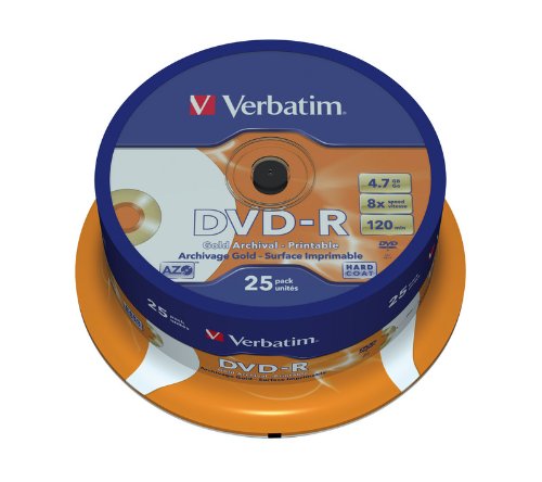 Preisvergleich Produktbild Verbatim DVD-R Gold Archival - Printable