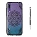 Produktbild Grandoin Huawei P20 Pro Hülle, 2 in 1 Ultra Dünne Schale Luxus Ultra Dünn Weich TPU Bumper Case Silikon Schutzhülle Handy Tasche für Huawei P20 Pro (Schwarze Mandala)