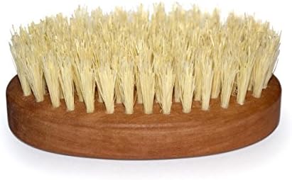 Cebra ethical skincare - Beard Brush - with Sisal Bristles - ergonomic grip - 100% vegan