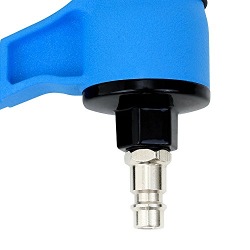 2in1 Druckluft Nagler und Tacker inkl. Koffer + Nägel + Sechskant + Öl 100er Magazin - 2
