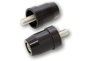 Highsider Lenkerenden für Originallenker - 1 Zoll - Schwarz - Aluminium