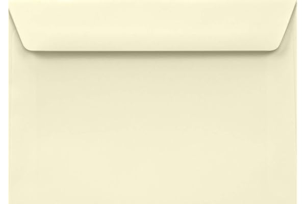 Netuno 50 enveloppes ivoire C6 114 x 162 mm 100g Lessebo Smooth Ivory enveloppes élégantes enveloppe faire-part pour lettres invitations cartes de vœux mariage anniversaire première communion