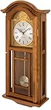 Carillones de Westminster Fox and Simpson Madera Reloj de Pared con péndulo con carillón de Westminster, Roble