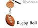 Produktbild Rugby Ball Lederwaren Kopfhörer Jack Zubehör/Staub-Stecker/Ear Cap/Ear Jack * Vanca * Made in Japan # 47597