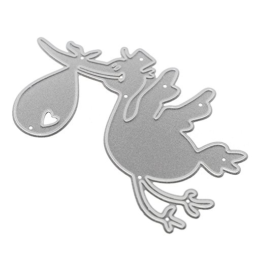 Amazingdeal365 Steel Bird Metall Form Schablonen Schneiden DIY Dekor Sammelalbum Karten Buchzeichen Lesezeichen als Geschenk für Freunde Geburtstag Kinder,Kindergarten Hobby Schule Handarbeit Unterricht usw. Ein tolles Geschenk! - 9