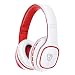 Produktbild Bluetooth Kopfhörer Over-Ear mit aktiver Geräuschunterdrückung Faltbarer Kabellose Hi-Fi Stereo Over Ear Lightweight Noise Cancelling für PUPG / PS4 Integriertem Mikrofon Freisprechen (White)
