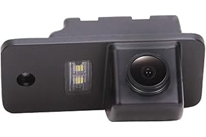 KALAKASS HD CCD Rückfahrkamera Farbkamera Einparkkamera Nachtsicht Rückfahrsystem Einparkhilfe-Wasserdicht & Stoßfest für Audi A4 Avant A3 8P B7 4F 8E S3 S4 B6 8H A6L/A6/C6(Model 0728 with Single Screw Hole)