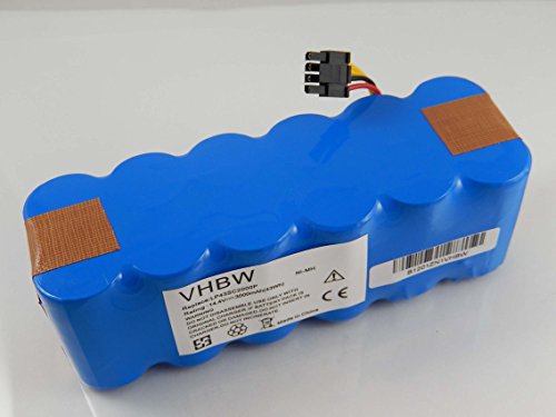 vhbw NiMH Akku 3000mAh (14.4V) für Haushalt Saugroboter Profimaster Robot 2712 wie LP43SC2000P.