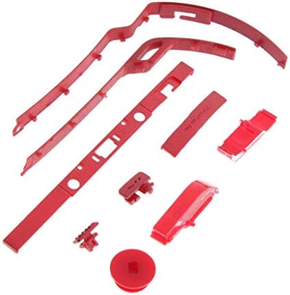 KESOTO Buttons Frame On Off Power Button Strip for PSP 2000 Console Housing Shell Kit , Plastic Made 〔Red 〕