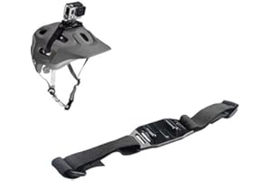 Hensych Mocowanie paska kasku z adapterem szybkiego montażu do kamery sportowej Go-Pro Hero/Osmo do wentylowanego kasku