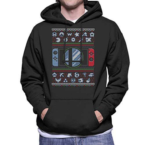 Super Smash Bros Ultimate Christmas Switch Knit Pattern Mens