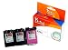 Produktbild TS-Print® Set mit 3 Tintenpatronen kompatibel zu HP 304XL 2x je 18ml black ~1200 S. + 15ml color ~500 S. Deskjet 2620 2630 3700 3720 3730 3732 3735 Envy 5020 5030 5032 mit Füllstandanzeige