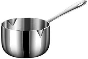 ZYWUOY Casserole à lait en acier inoxydable anti-adhésif 260 ml