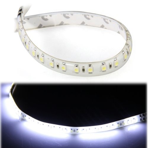 Preisvergleich Produktbild CARCHET® CARCHET Knight Rider 32LED Lauflicht Scanner 30cm Strip Dekoration Wei KFZ 12V