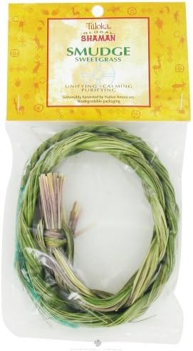 Triloka - Global Shaman Smudge Braid Sweetgrass - 29 In. by Triloka