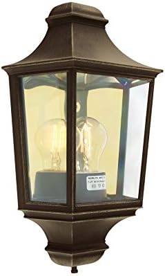 Turin Half Lantern Black/Gold