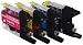 Produktbild Prestige Cartridge LC1280/LC1240 10-er Pack Druckerpatronen für Brother MFC-J5910DW, MFC-J6510DW, MFC-J6710D, MFC-J6710DW, MFC-J6910DW, schwarz / cyan / magenta / gelb
