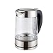 Produktbild JY Elektro-Kessel 1.8L Glas Digitale Elektro-Kessel Blue LED Glas Electric Kettle Haushaltsgeräte Kleine Geräte Automatische Strom Fast Kochen Wasser