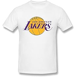 Hsuail Hombres de los Angeles Lakers Logo Camiseta
