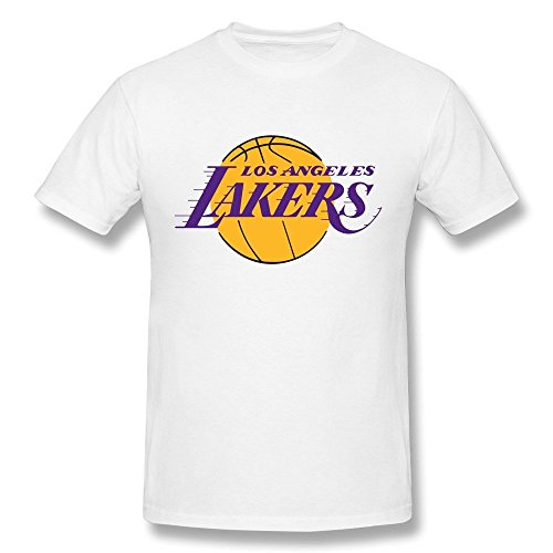 Hsuail Hombres de los Angeles Lakers Logo Camiseta