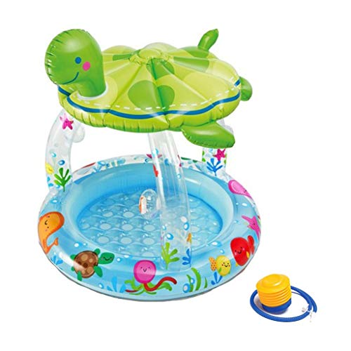 Preisvergleich Produktbild Zxy Aufblasbare badewanne baby schwimmbad schildkröte sonnenschirm badewanne spielzeug schwimmbad marine ball aufblasbare schwimmbad (geben kleine luftpumpe) dyf (Color : A)