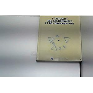 L'efficacité des gestionnaires et des organisations