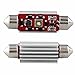 Price comparison product image C63® - 3W [Super Bright] CREE [36MM] Pure Crisp White R2 LED Festoon Dome Bulb Lamp Light Car DC 12V. CANBUS - ERROR FREE System
