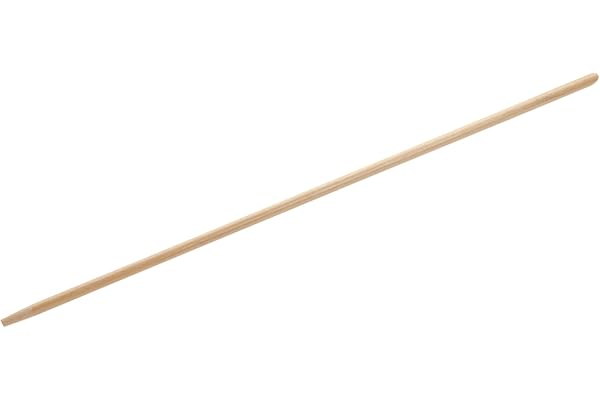 Amig - Trähandtag - Trähandtag för kvastar och kratta med lätt och behaglig beröring - Trädgårds- och fruktträdgårdsredskap - Mått: 120 cm.