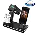 Produktbild FIREOR Apple Watch Ladestation, Aluminum 4-in-1 Ladedock iPhone Ständer Airpods Dockingstation iWatch Ladegerät Zubehör - Nightstand Mode Kompatibel - für Apple Watch, AirPods, iPhone