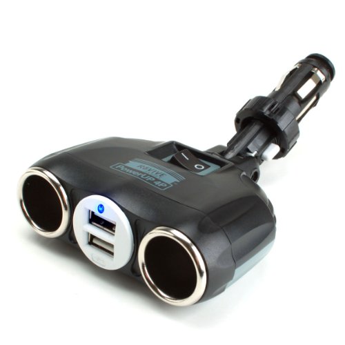 REVIVE USB Auto Ladegerät Adapter / KFZ Dual USB Ladeport für Samsung Galaxy J5 A5 S7 S6 Huawei P8 P9 lite Google Nexus 5X Samsung Galaxy Xcover Motorola Moto G 3 Honor 5X iPhone 5S 6 BLU und mehr