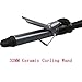 MHD Pro Curling Wand 32mm Curling Tong Ceramic Hair Iron LED Display 1.8M Salon Cable UK Plug