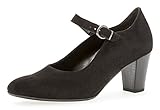 gabor riemchenballerina silber G Weite (Normal) Gabor Damen Riemchen Pumps 92.167,Frauen Schnallen-Pumps,Mary-Jane,Festlich,Oktoberfest,Dirndl,Wiesn,Trachten-Schuh,Blockabsatz 6cm,G Weite (Normal),Schwarz,UK 5.5