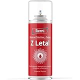 Remi Hogar Spray Anti Chinches y Pulgas Insecticida | Veneno | Aerosol Repelente Especial Tejidos | Eficaz | Aplicar en muebl