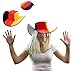 Produktbild Unbekannt 6 x Deutschland Faltbare Mütze Fußball Cowboy Hut WM Fan Public Viewing Gruppe Verein