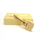 Gitarre USB 16GB , LUCKCRAZY USB Stick Holz Speicherstick Guitar Wood USB Thumb Drive